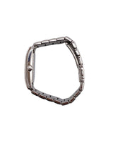 Reloj cuadrado metalico