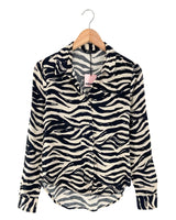 Camisa manga larga print zebra
