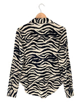Camisa manga larga print zebra