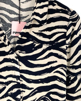 Camisa manga larga print zebra