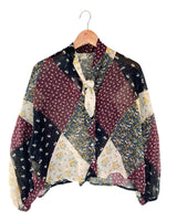 Blusa traslucida hombro caido