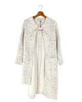 Blazer long size con print