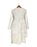 Blazer long size con print