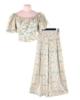 Set de blusa manga globo