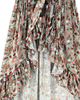 Sobre falda print flores