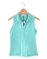 Camiseta sleeveless abotonada
