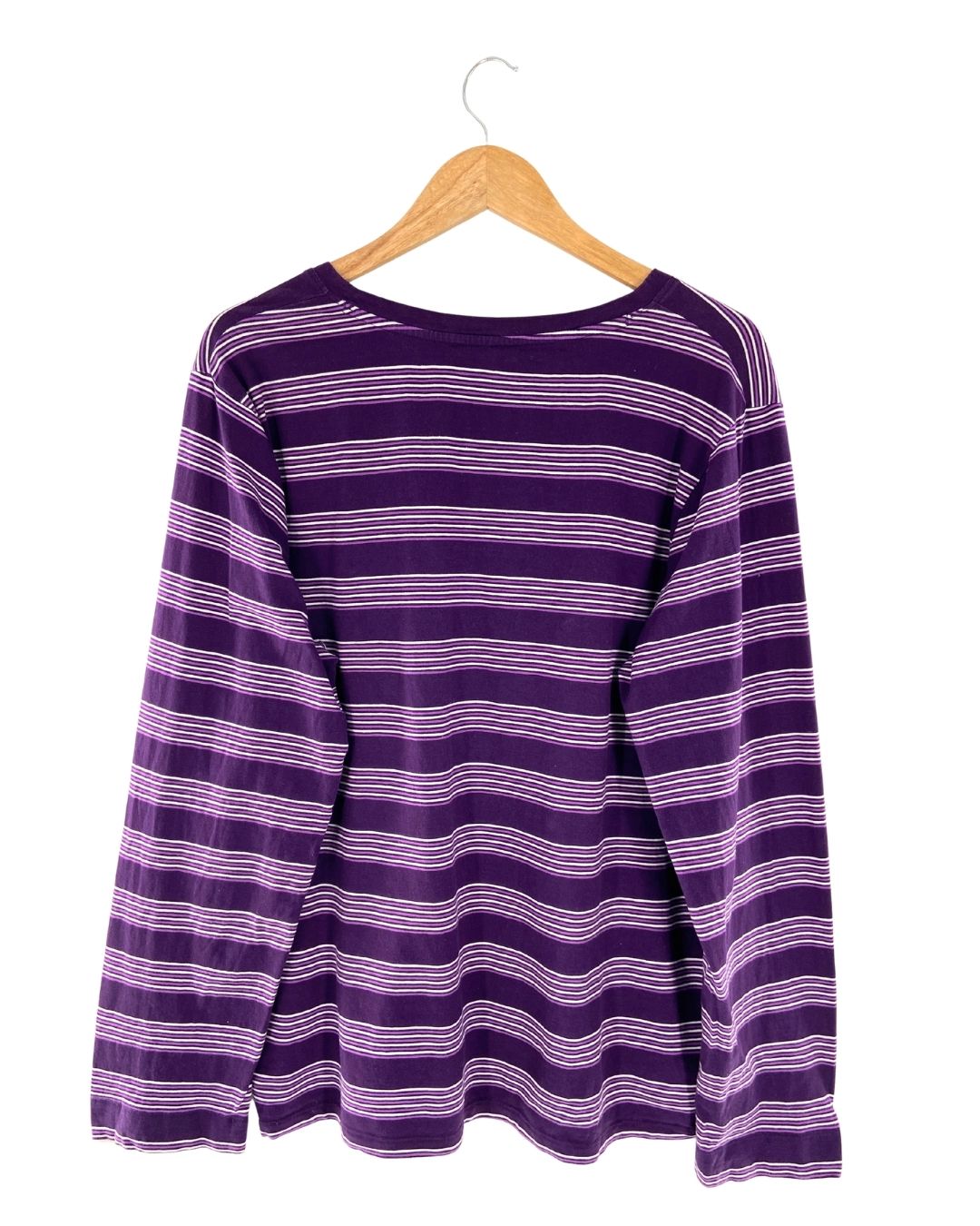 Camiseta a franjas manga larga