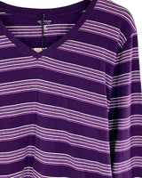 Camiseta a franjas manga larga