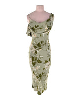 Vestido midi de tiras