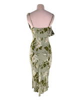 Vestido midi de tiras