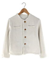 Chaqueta abotonada con textura