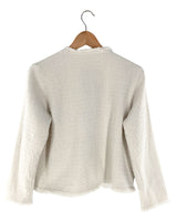 Chaqueta abotonada con textura