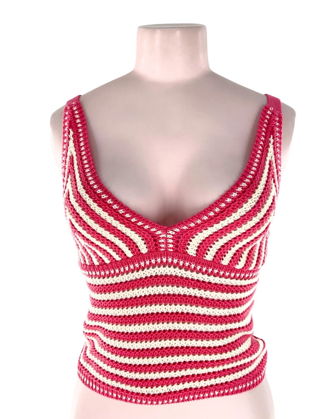 Blusa tejida a rayas