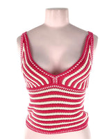 Blusa tejida a rayas