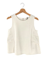 Blusa sleeveless con textura