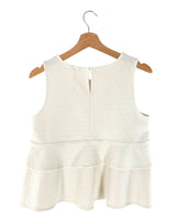 Blusa sleeveless con textura