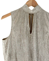 Blusa sleeveless brillante