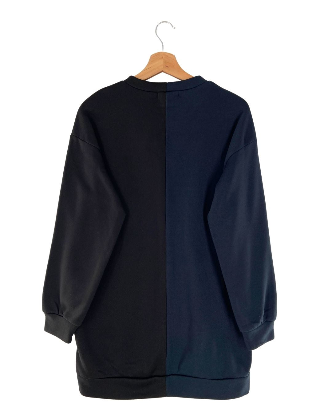 Vestido mini color block