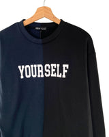 Vestido mini color block