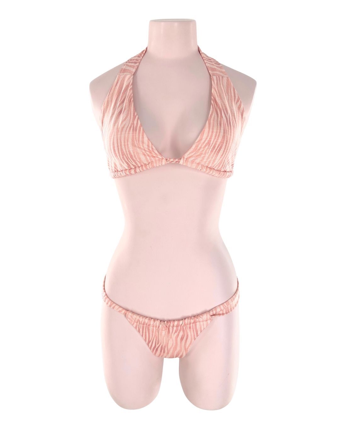 Bikini anudado con print mini