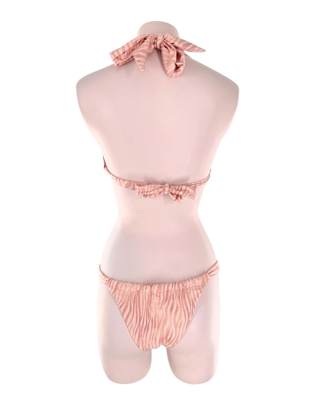 Bikini anudado con print mini