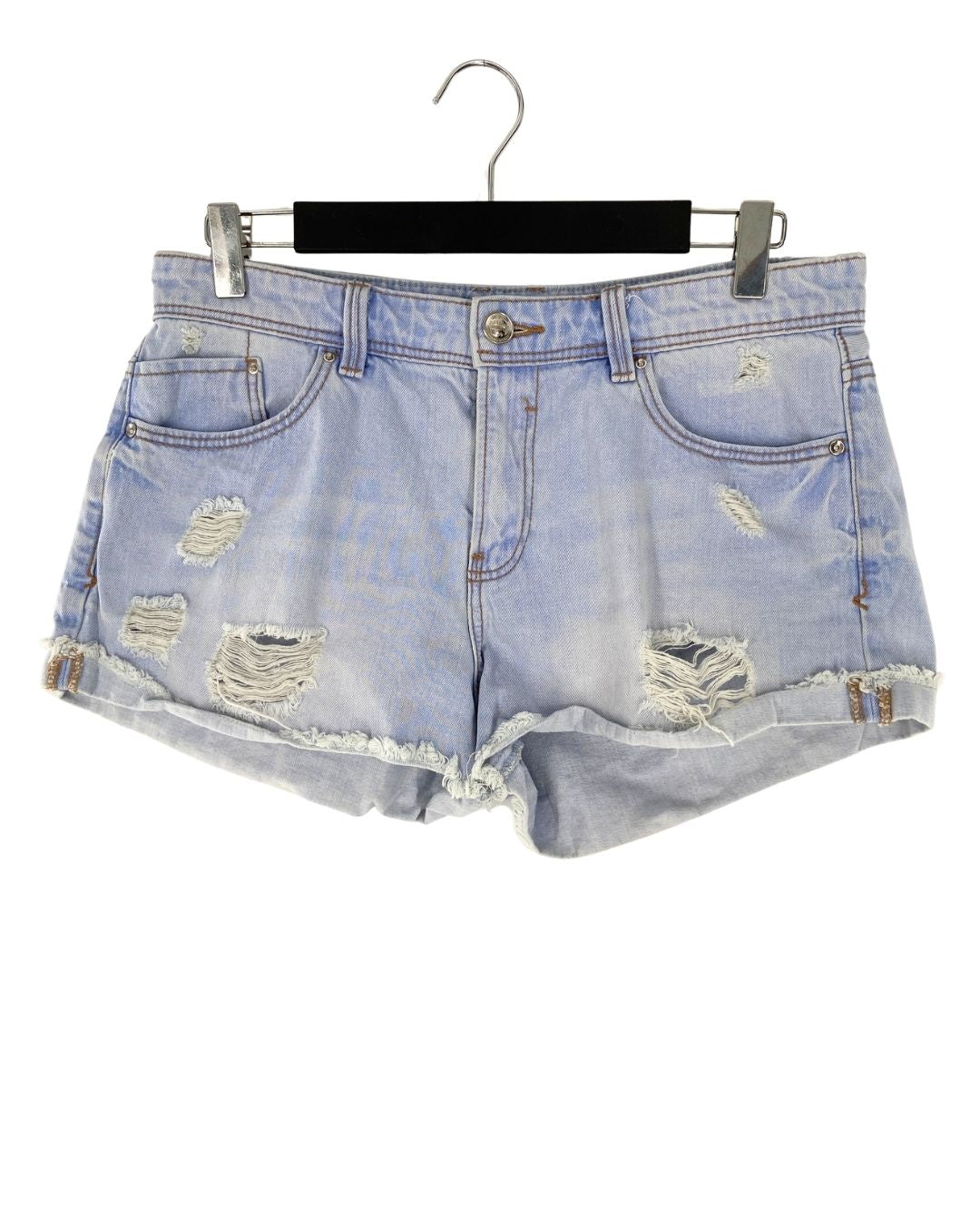 Short mini stretch en denim