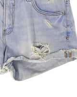Short mini stretch en denim