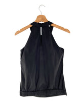 Blusa cuello halter recamado