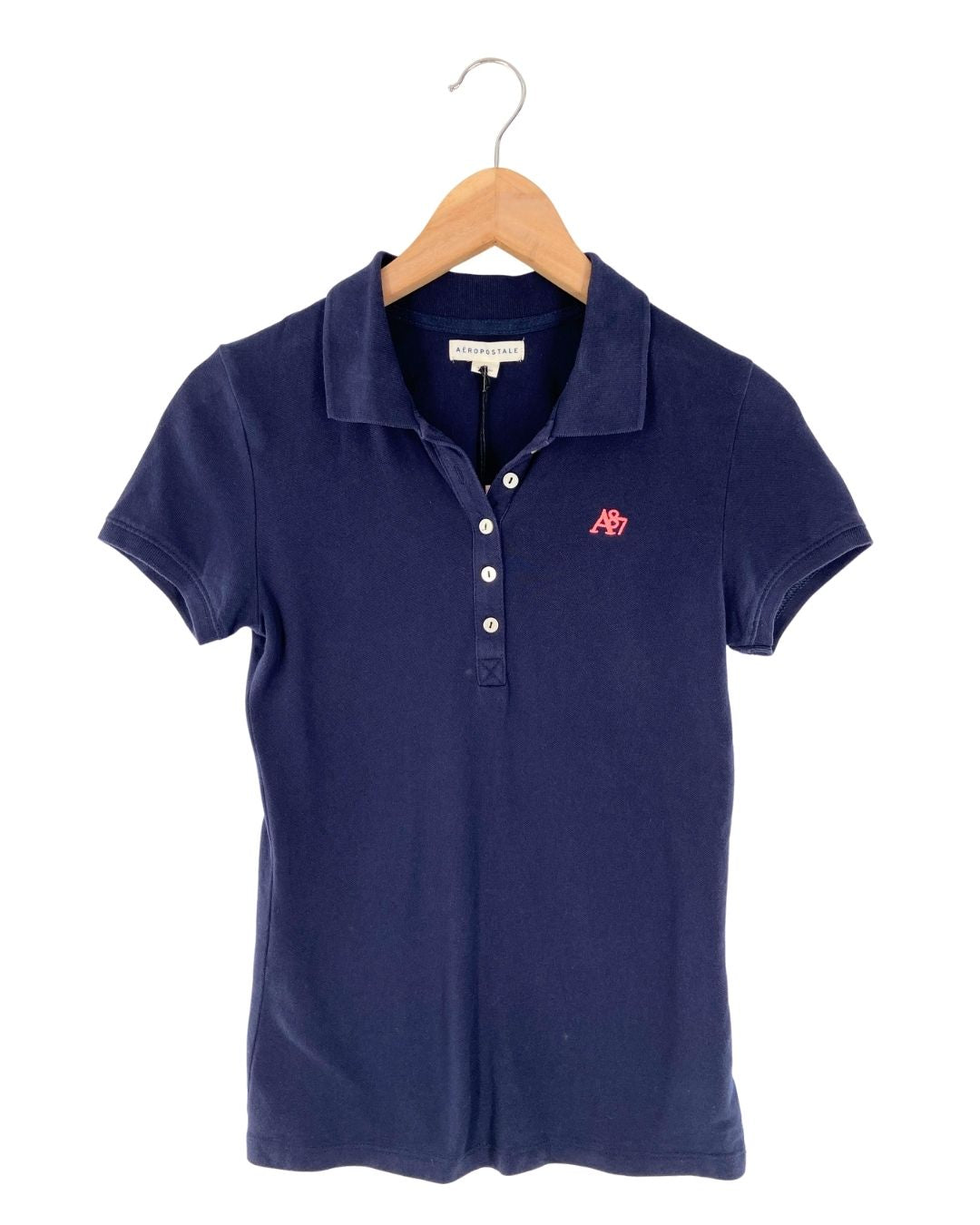 Camiseta manga corta abotonada