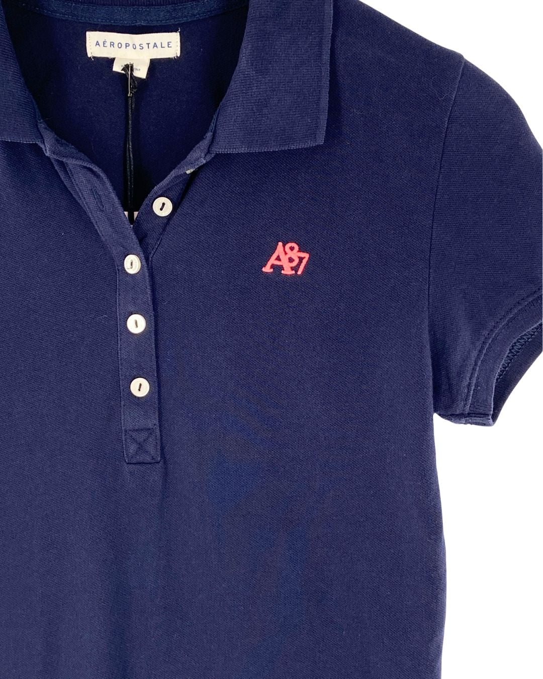 Camiseta manga corta abotonada