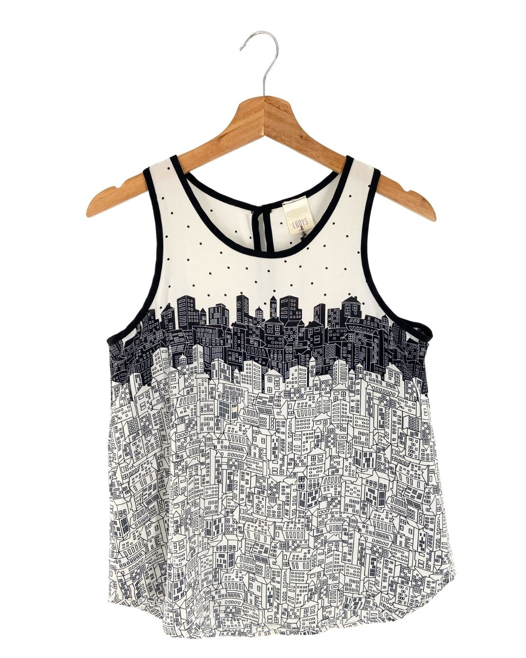 Blusa sleeveless print