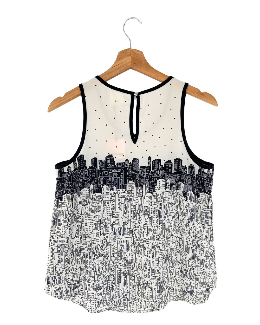 Blusa sleeveless print