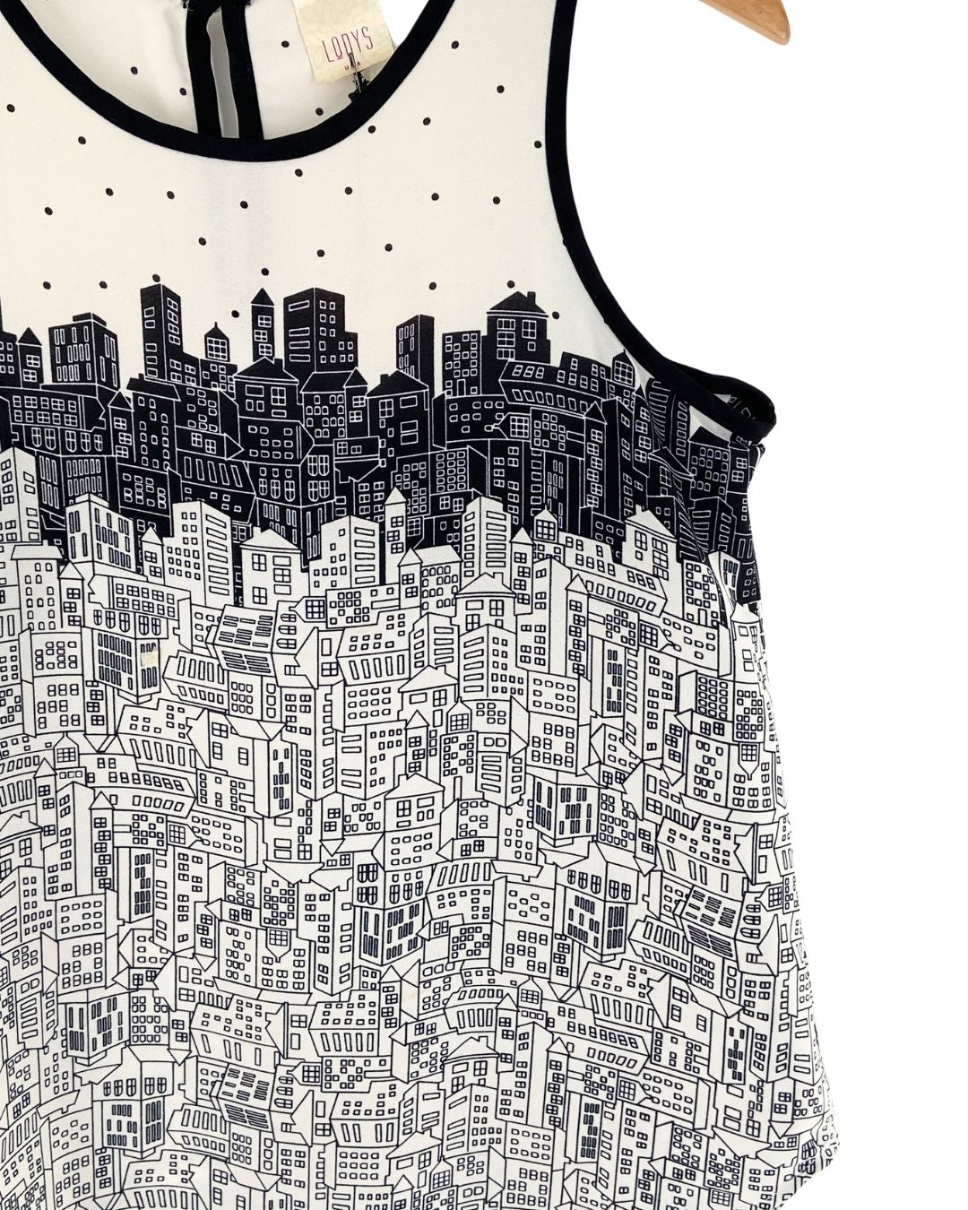 Blusa sleeveless print