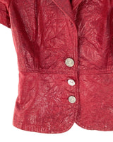 Blusa manga corta con textura