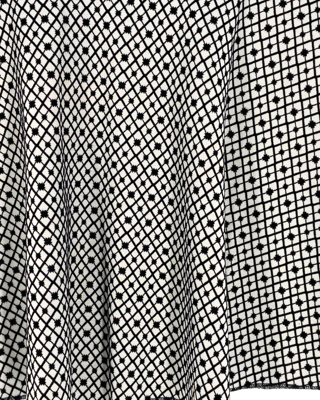 Falda amplia mini con textura