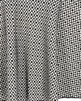 Falda amplia mini con textura