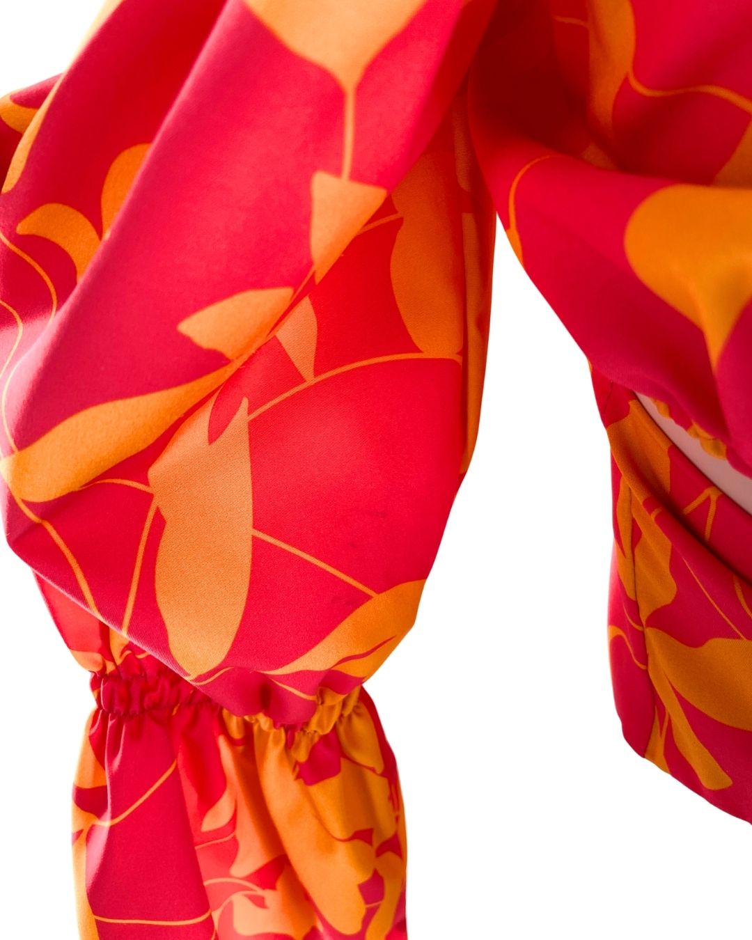 Blusa off shouder print flores