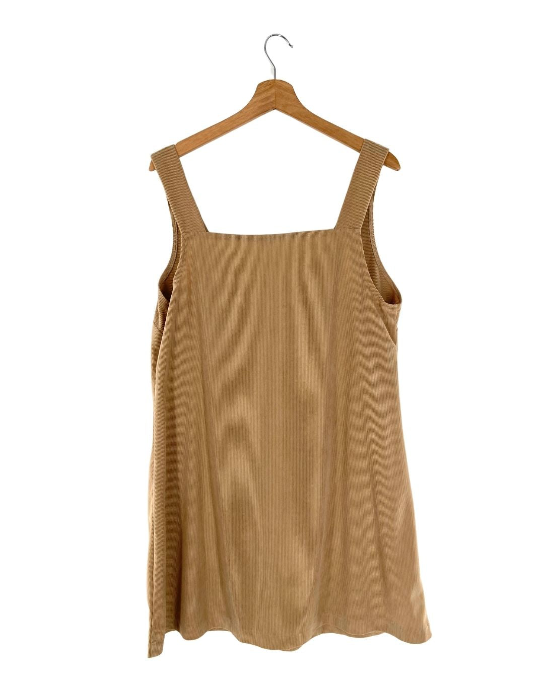 Vestido midi amplio en pana