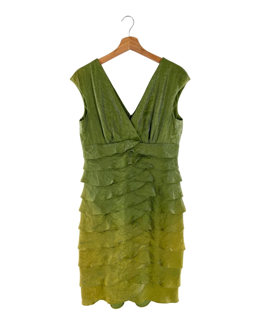 Vestido en capas escote en V