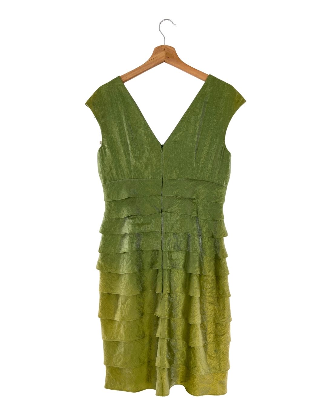 Vestido en capas escote en V