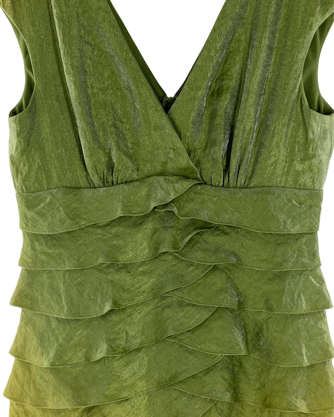 Vestido en capas escote en V