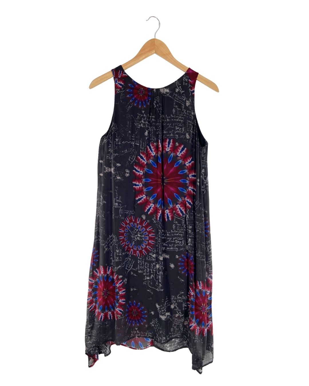 Vestido midi sleeveless print