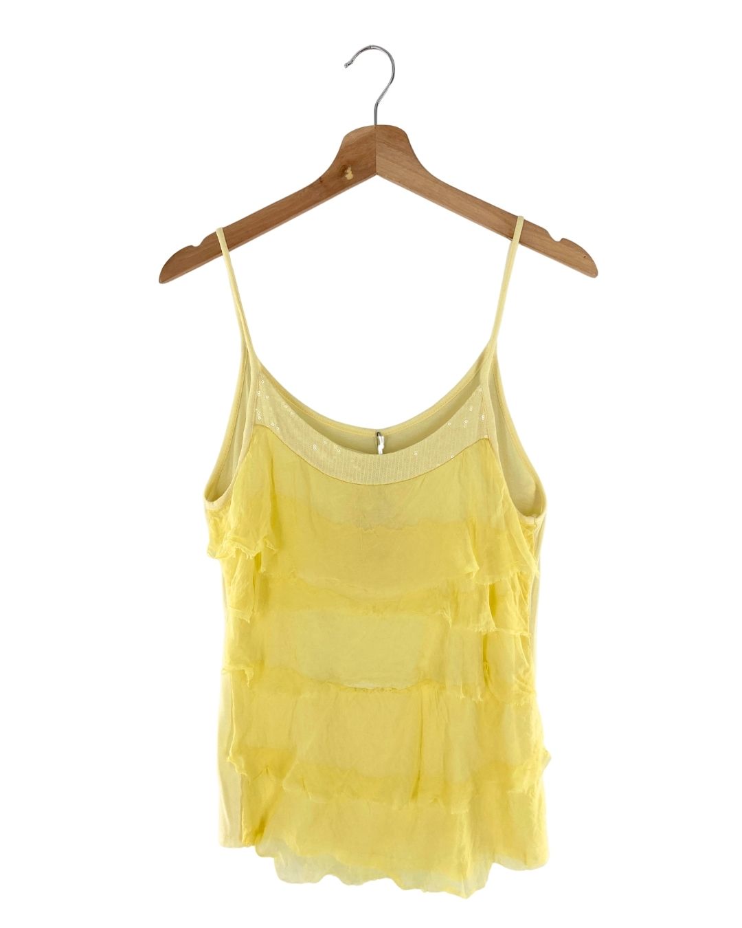 Blusa de tiras en seda