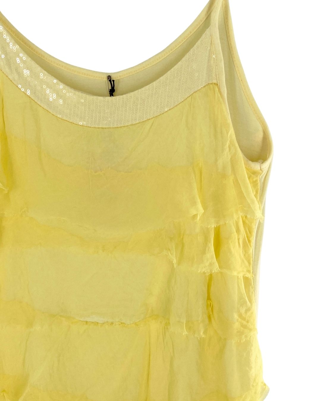 Blusa de tiras en seda