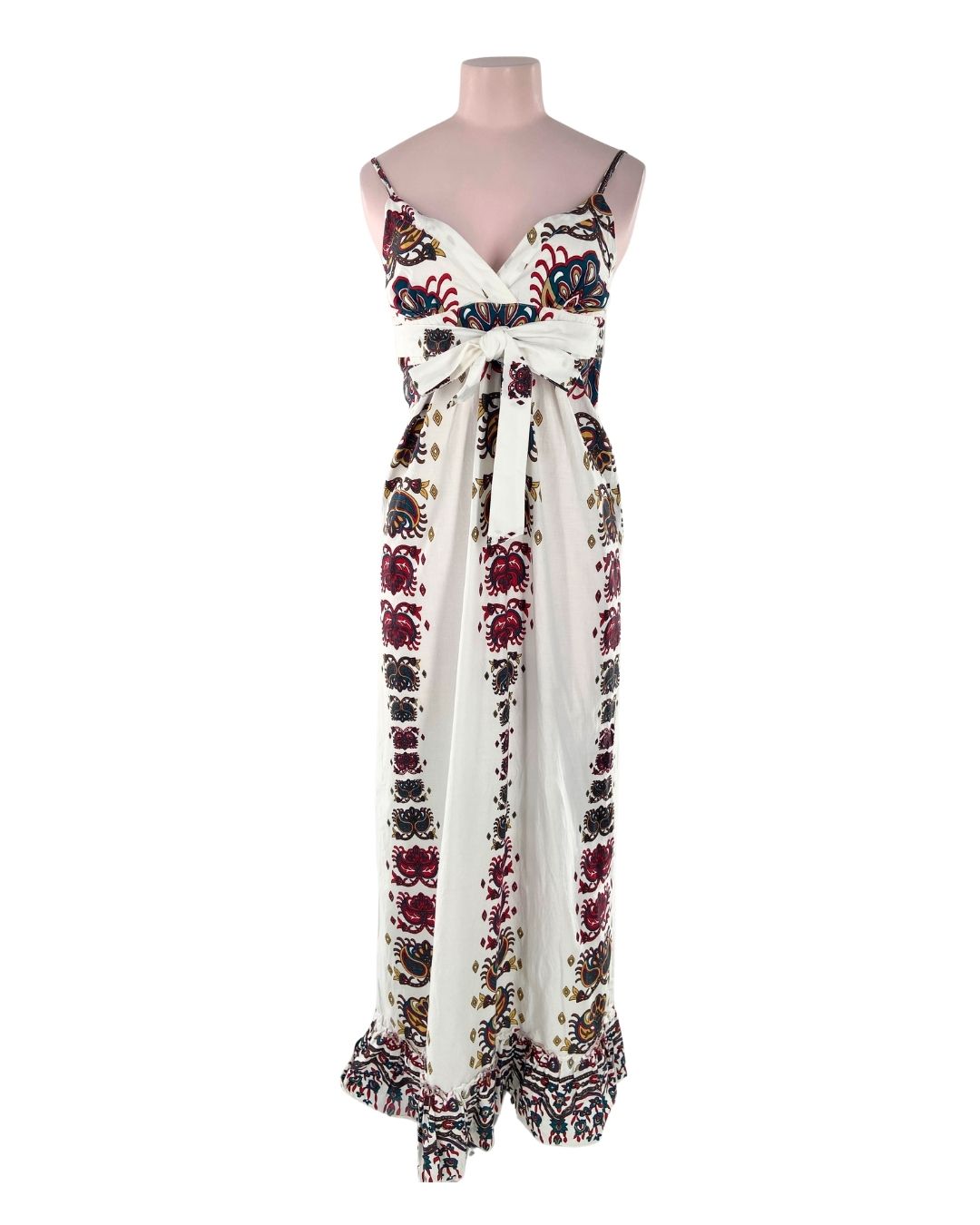 Maxi vestido de tiras