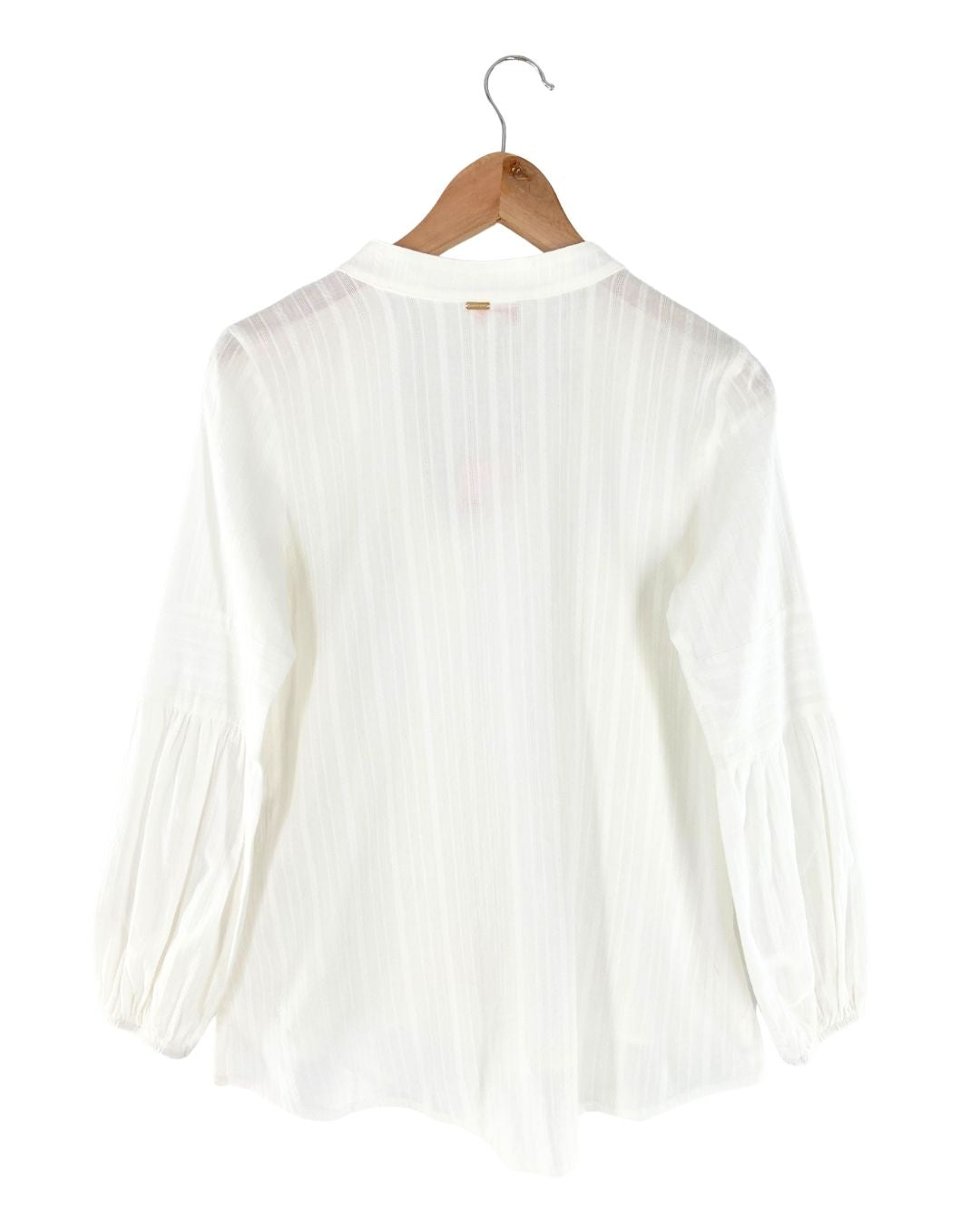 Blusa manga larga con textura