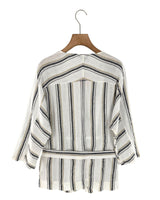 Chaqueta abierta anudada