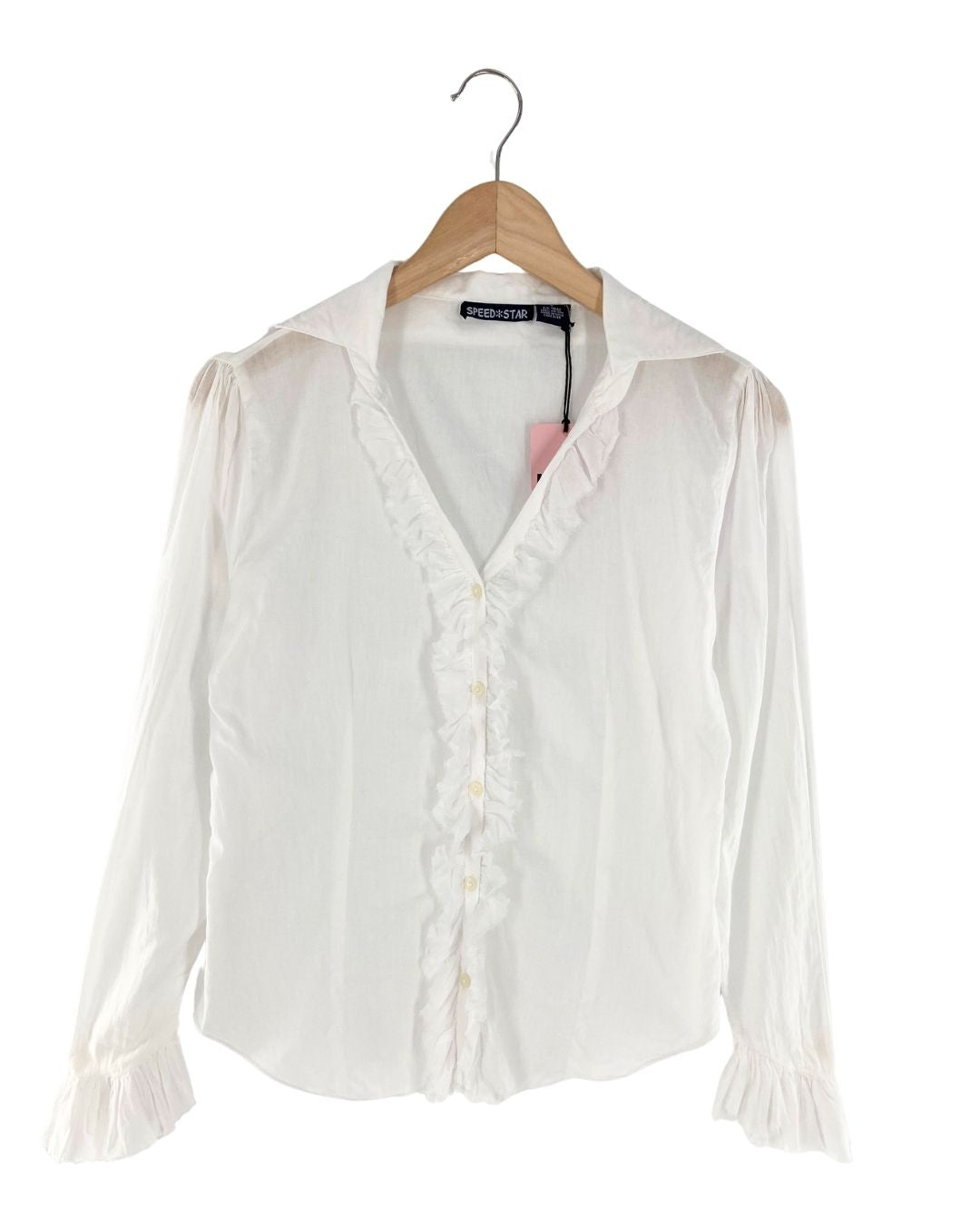 Camisa manga larga con vuelo
