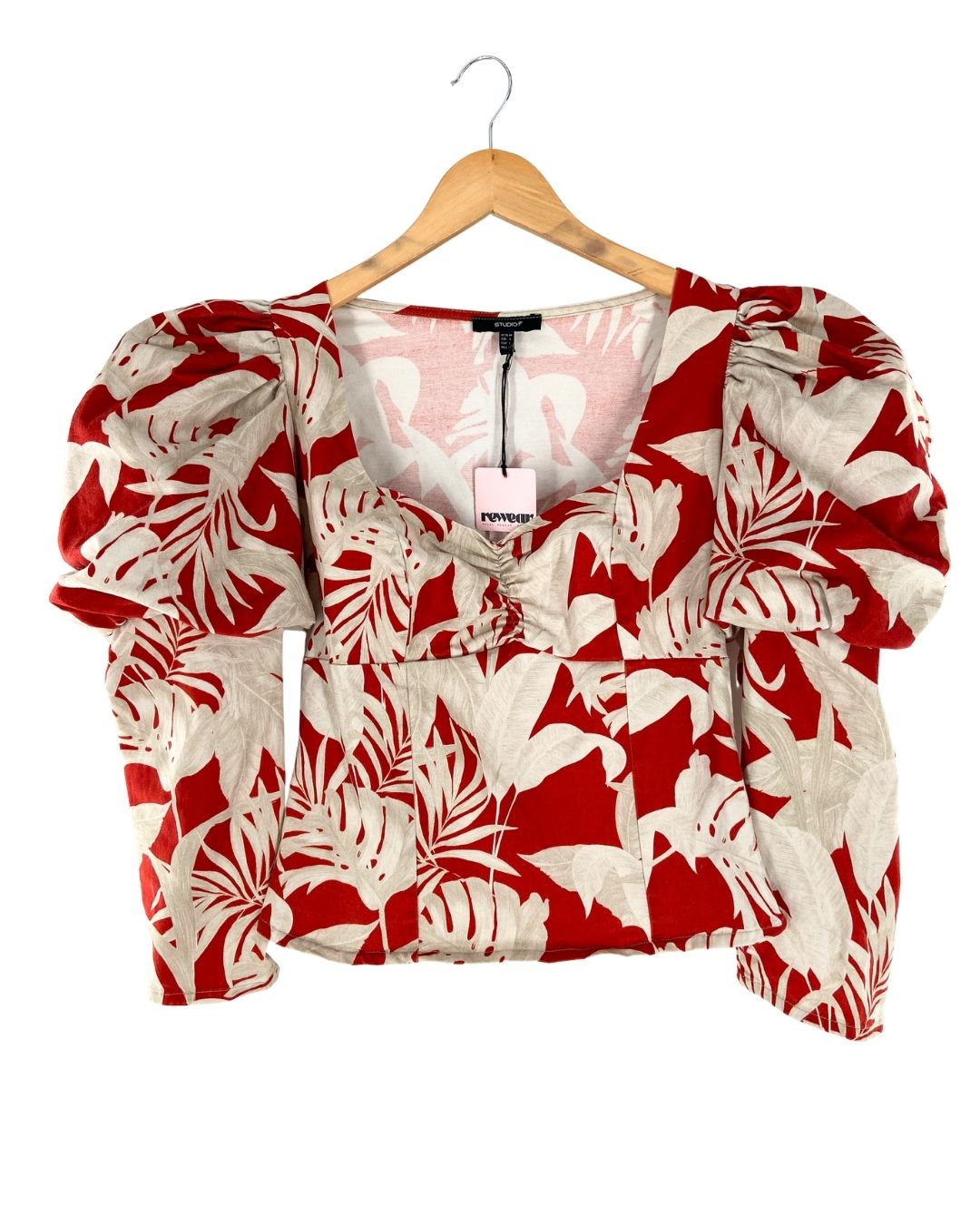Blusa manga princesa print