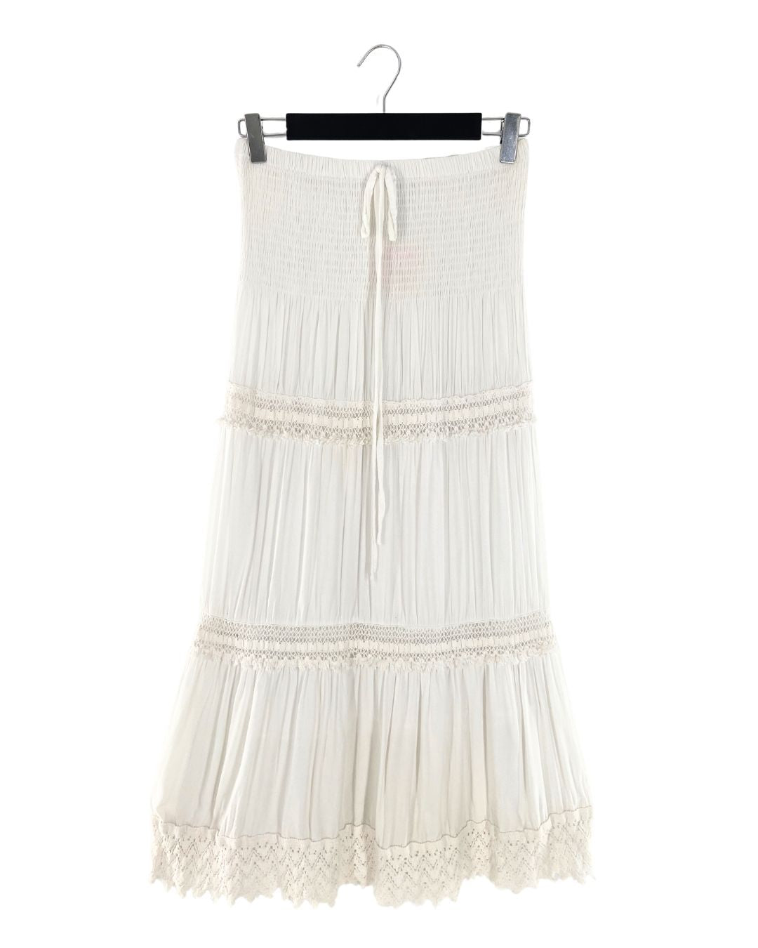 Maxi falda encauchada